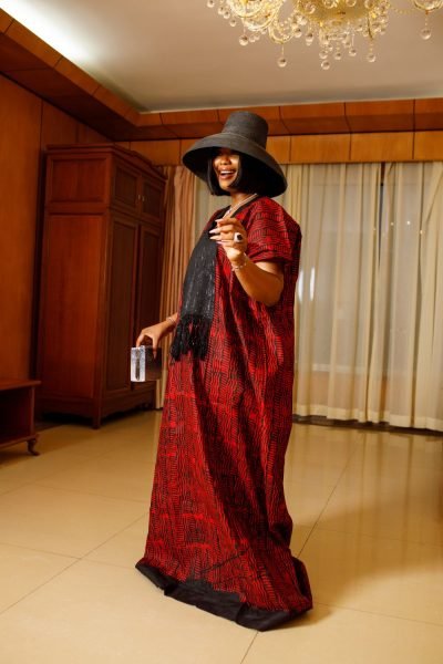 Red Batik boubou